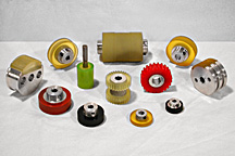 Custom Molded Urethane Rollers Custom Molded Urethane Rollers